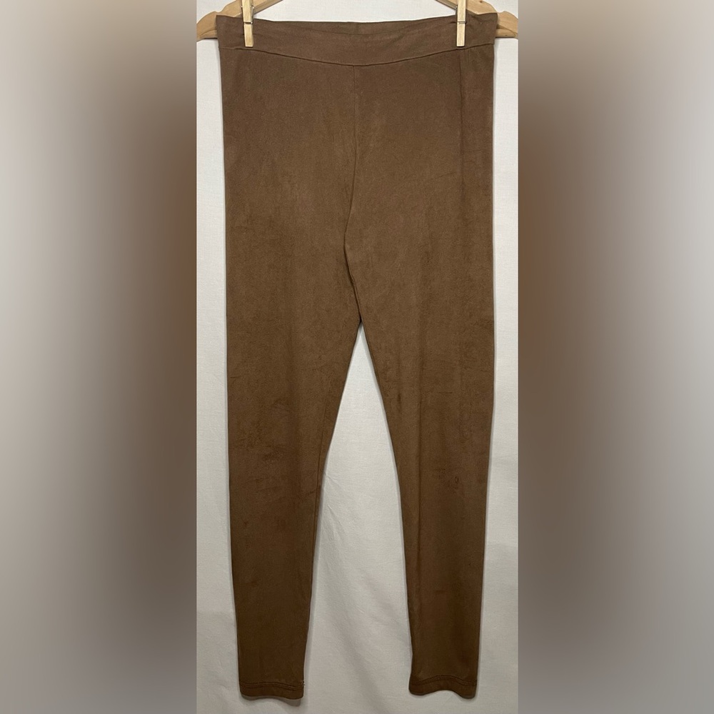 Simply Vera, Vera Wang Brown Faux Leather Leggings